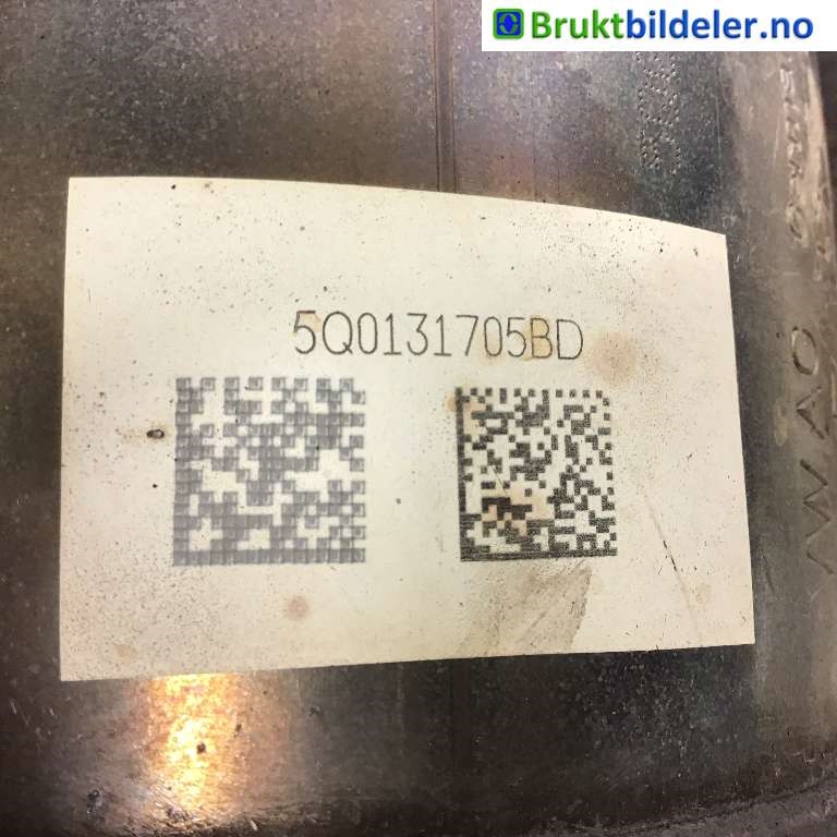 Partikkelfilter til VW Golf VII 2012-2017 (Fase 1)  (VOLKSWAGEN|5Q0 131 705 BD|)