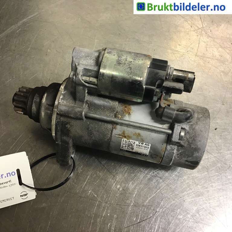 Starter diesel til VW Golf VII 2012-2017 (Fase 1)  (VOLKSWAGEN|02M 911 024 B|438000-0241|)