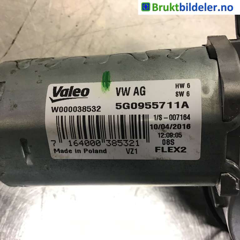 Viskermotor bakrute til VW Golf VII 2012-2017 (Fase 1)  (VOLKSWAGEN|5G0 955 711 A|W000038532|)