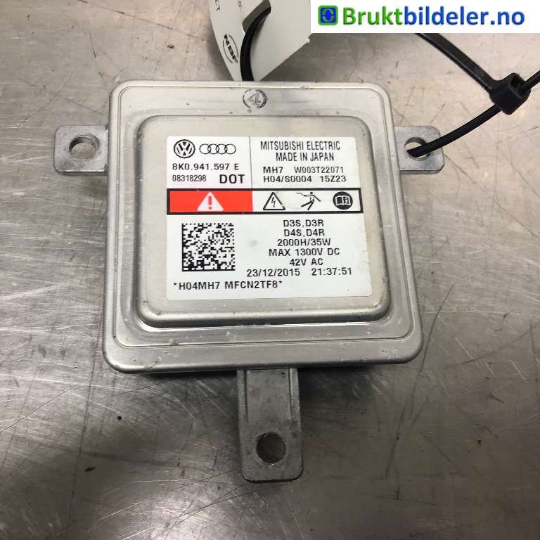 Styreenhet xenon/ballast til VW Golf VII 2012-2017 (Fase 1)  (VOLKSWAGEN|8K0 941 597 E|W003T22071|)