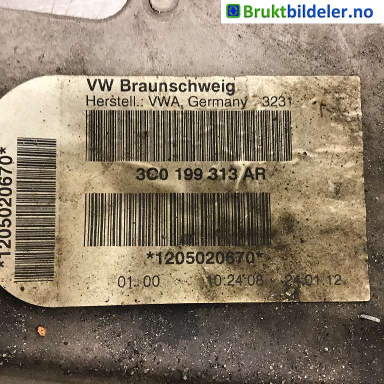 Travers foran hoved til VW Tiguan 2011-2016 (Type I, Fase 2)  (VOLKSWAGEN|3C0 199 313 AR|)