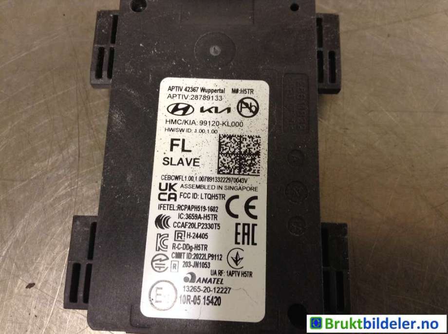 Sensor radar til Hyundai Ioniq 6 2023-->>  (HYUNDAI Ioniq 6 EV AWD|99120-KL000|)