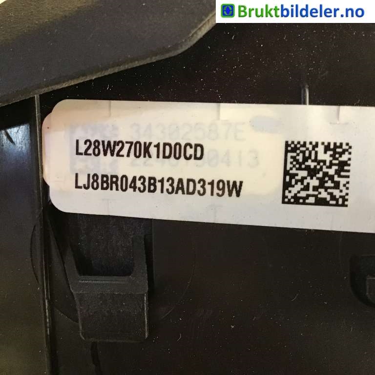 Airbag rattpute til Ford Mustang Mach-e 2020-->>  (FORD (US)|LJ8B-R043B13-AE319W|)