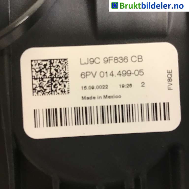 Pedal gass til Ford Mustang Mach-e 2020-->>  (FORD (US)|LJ9C-9F836-CB|6PV 014.499-05|)