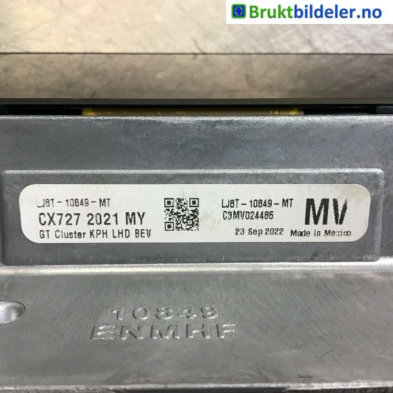 Instrumentpanel til Ford Mustang Mach-e 2020-->>  (FORD (US)|LJ8T-10849-MT|C3MV024485|)