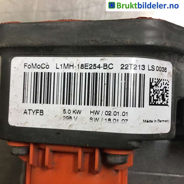 Motorvarmer elektrisk til Ford Mustang Mach-e 2020-->>  (FORD (US)|L1MH-18E254-BC|)