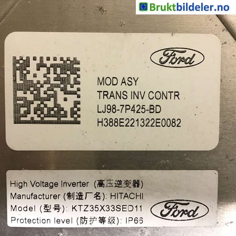 Inverter hybrid til Ford Mustang Mach-e 2020-->> (FORD (US)|LJ98-7P425-BD|)