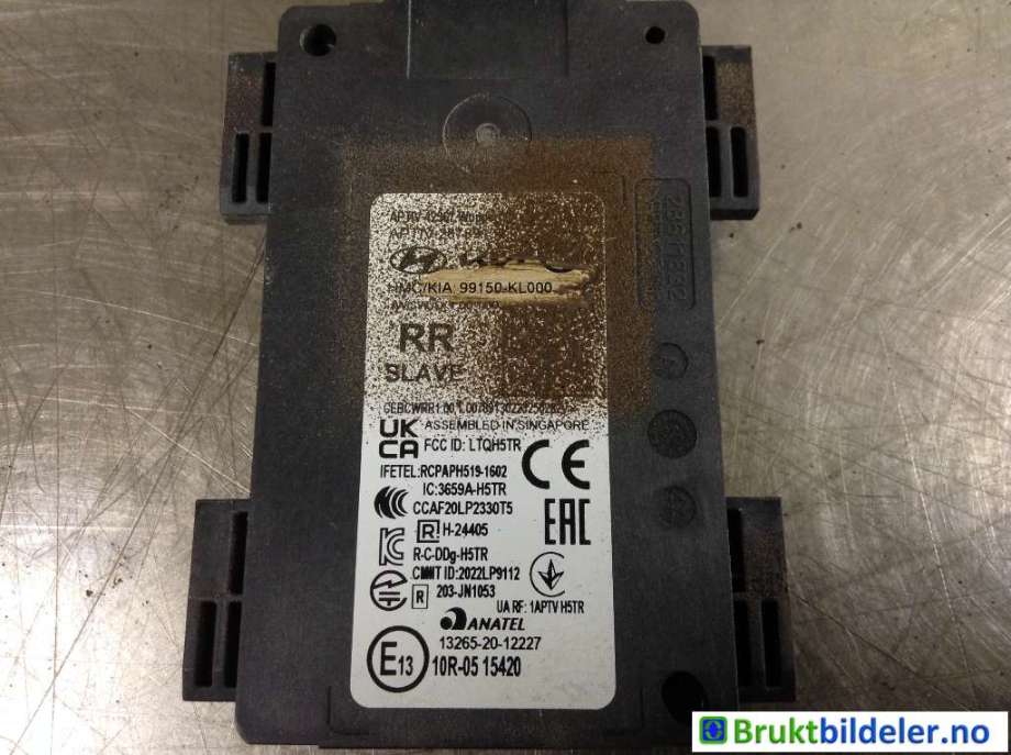 Sensor radar til Hyundai Ioniq 6 2023-->>  (HYUNDAI Ioniq 6 EV AWD|99150-KL000|)