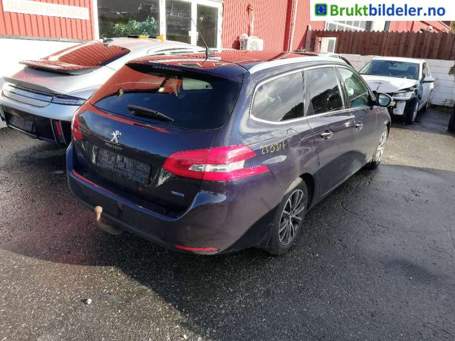 Dør høyre bak til Peugeot 308, 2013-2021 (Type II)  (PEUGEOT|)