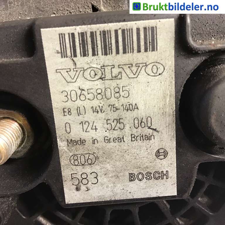 Dynamo til Volvo XC90 2002-2006 (Type I, Fase 1)  (VOLVO|30658085|0124525060|)