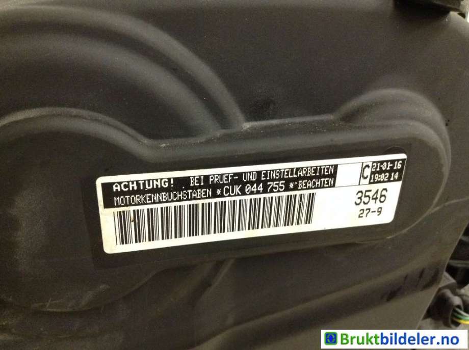 Motor bensin til VW Passat 2015-2019 (Fase 1) (B8) (B8) (VOLKSWAGEN||CUKC)