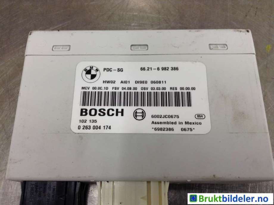 Styreenhet parkering til BMW 3-Serie 2005-2011 (E90/E91/E92/E93) (E90/E91/E92/E93) (BMW|66 21 6 982 386|0 263 004 174|)