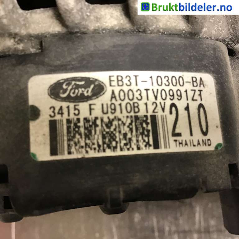 Dynamo til Ford Ranger / Ranger Raptor 2015-2022  (FORD|EB3T-10300-BA|A003TV0991ZT|)
