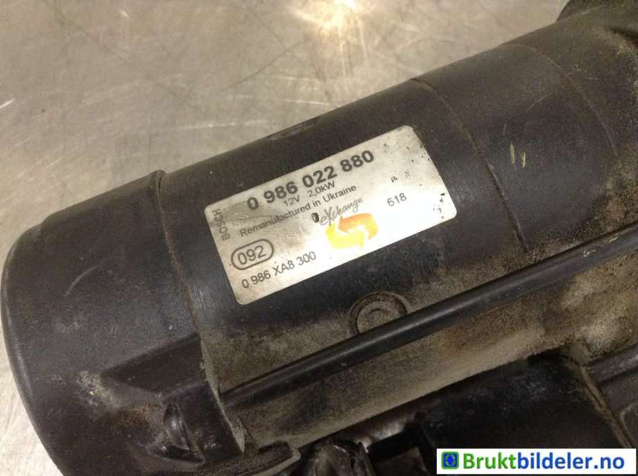 Starter diesel til BMW 3-Serie 1998-2005 (E46) (E46) (BMW||0 986 022 880)