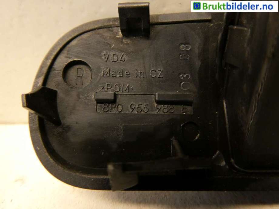Lyktespylerdyse til Audi A3 2003-2008 (Type II, Fase 1) (AUDI|8J0 955 988||8J0 955 987)