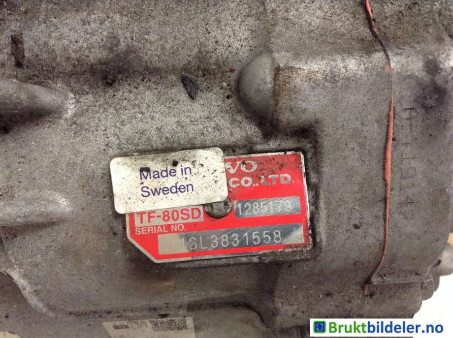 Girkasse automat til Volvo V70 2007-2013 (Type III, Fase 1)  (VOLVO|1285179|TF-80SD|16L3831558)