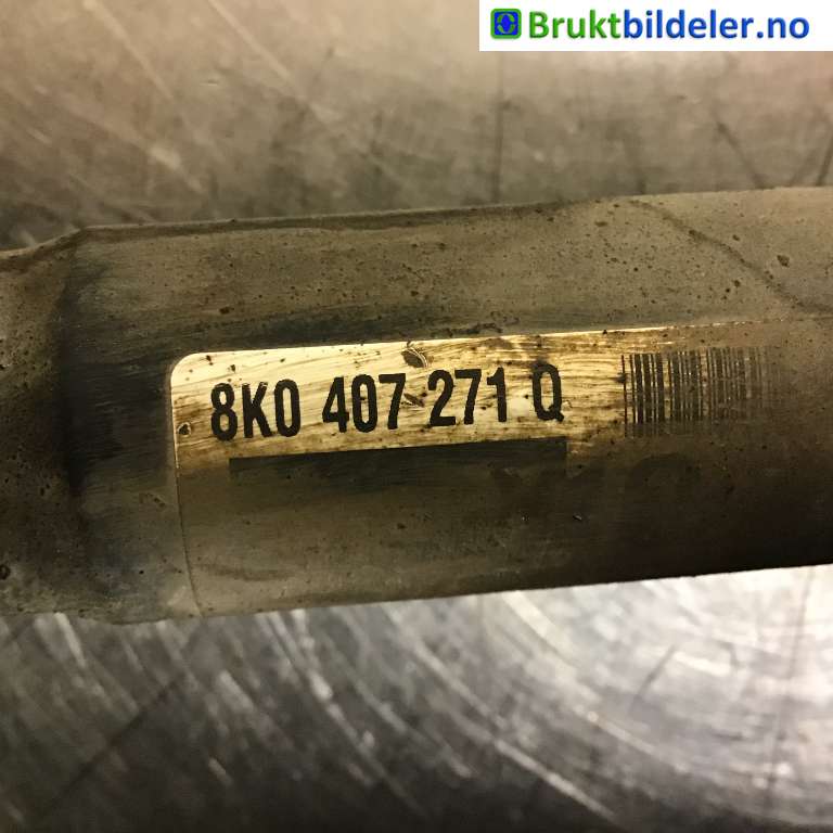 Drivaksel venstre foran til Audi A4 2007-2014 (Type IV) (B8) (B8) (AUDI|8K0 407 271 Q|)