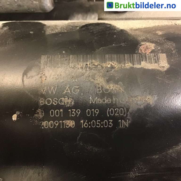 Starter diesel til Audi A4 2007-2014 (Type IV) (B8) (B8) (AUDI|03L 911021|0 001 139 019|)