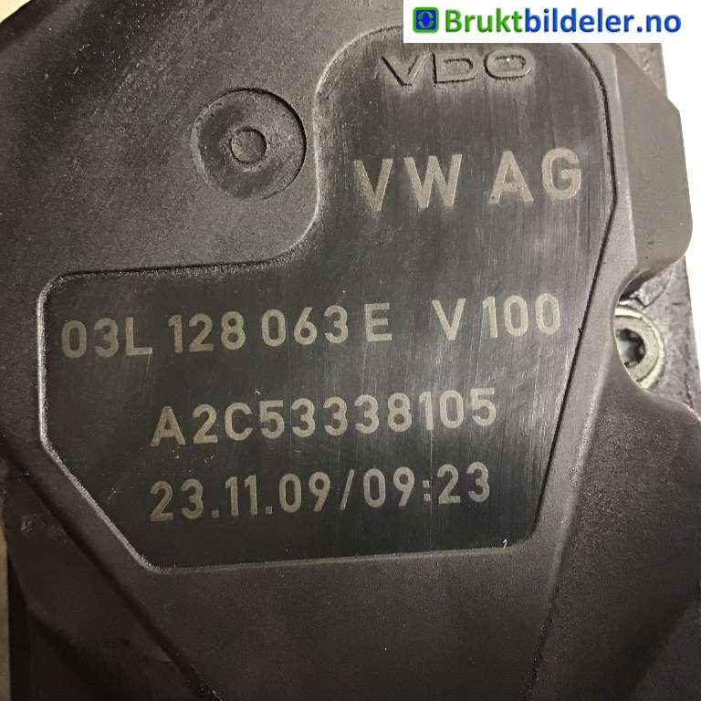 Spjeldhus til Audi A4 2007-2014 (Type IV) (B8) (B8) (AUDI|03L 128 063 E|A2C53338105|)