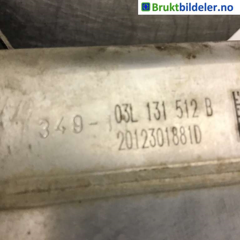 EGR-kjøler til VW Golf VI 2008-2012 (VOLKSWAGEN|03L 131 512 B|2012301881D|)
