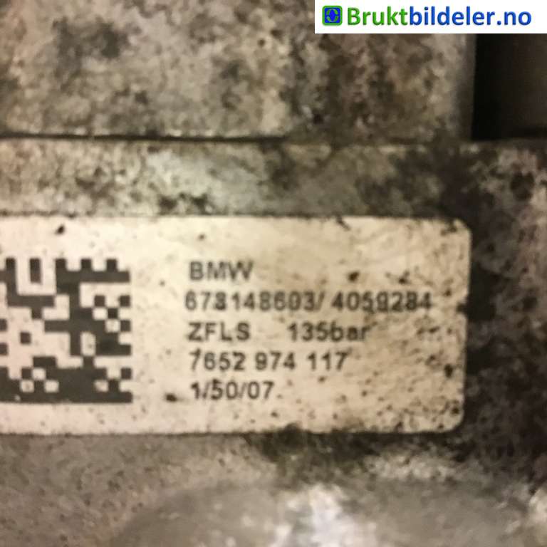 Servo pumpe mekanisk til BMW 5-Serie 2003-2010 (E60/E61) (E60/E61) (BMW|6 781 486 03|7652 974 117|)
