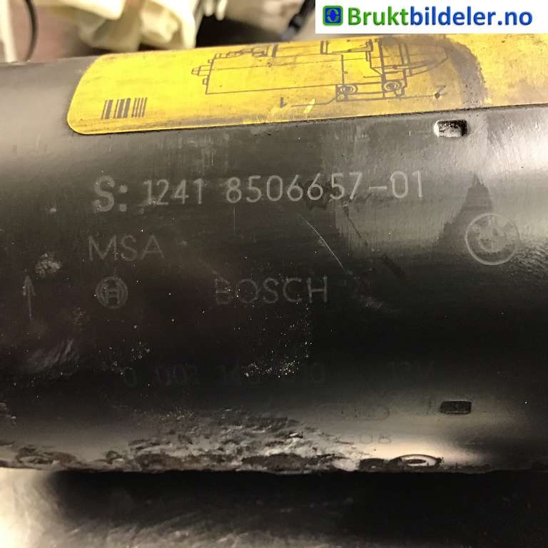 Starter diesel til BMW 3-Serie 2005-2011 (E90/E91/E92/E93) (E90/E91/E92/E93) (BMW|12 41 8 506 657-01|0 001 148 010|)