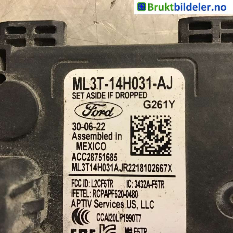 Sensor radar til Ford Mustang Mach-e 2020-->>  (FORD (US)|ML3T-14H031-AJ|ACC28751685|)