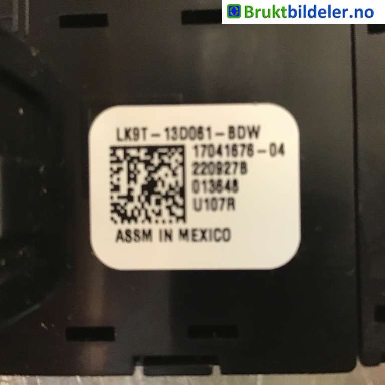 Bryter lys til Ford Mustang Mach-e 2020-->>  (FORD (US)|LK9T-13D061-BDW|17041676-04|)