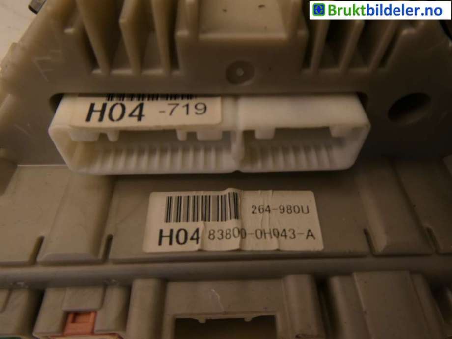 Instrumentpanel til Peugeot 107 2006-2014 (PEUGEOT|B000698580||83800-0H043-A)