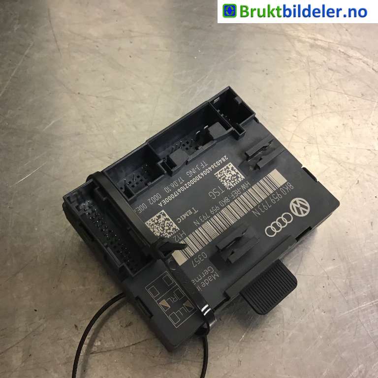 Styreenhet dør venstre foran til Audi A4, 2007-2014 (Type IV) (B8) (B8) (AUDI|8K0 959 793 N)