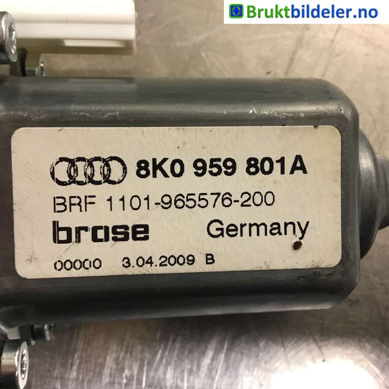Ruteheis venstre foran til Audi A4 2007-2014 (Type IV) (B8) (B8) (AUDI|8K0 959 801 A|1101-965576-200|)
