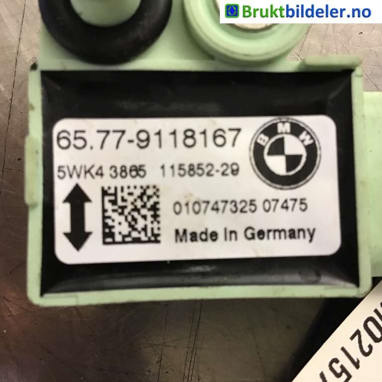 Airbag sensor høyre til BMW 5-Serie 2003-2010 (E60/E61) (E60/E61) (BMW|65 77 9 118 167|)