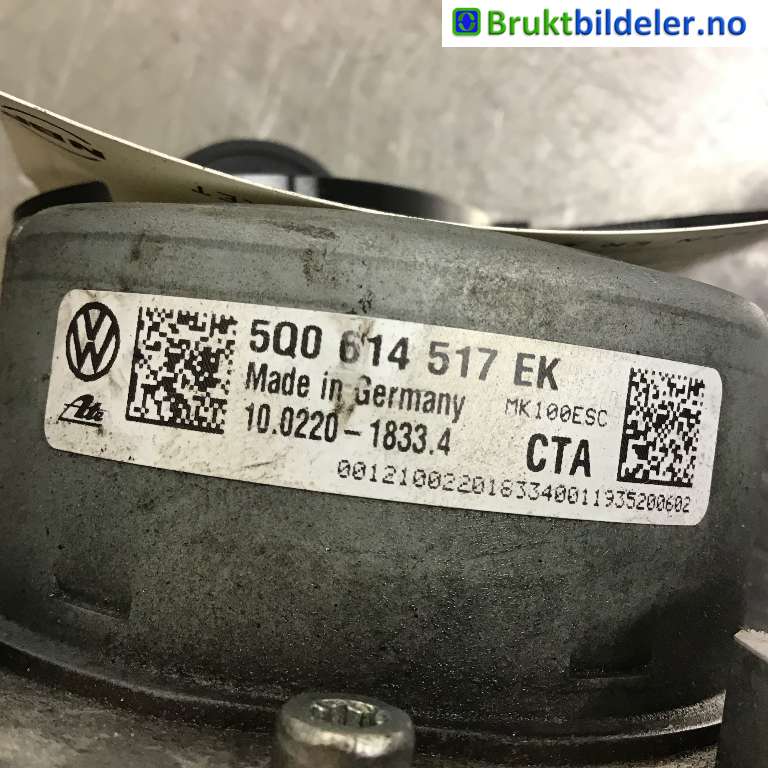 ABS sentral til VW e-Golf 2017-2020 (Fase 2)  (VOLKSWAGEN|5Q0 614 517 EK|10.0220-1833.4)