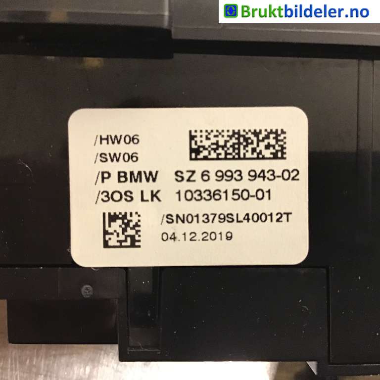 Styreenhet diverse til BMW X3 2017-->> (G01) (G01) (BMW|61 31 6 993 943|10336150-01|)