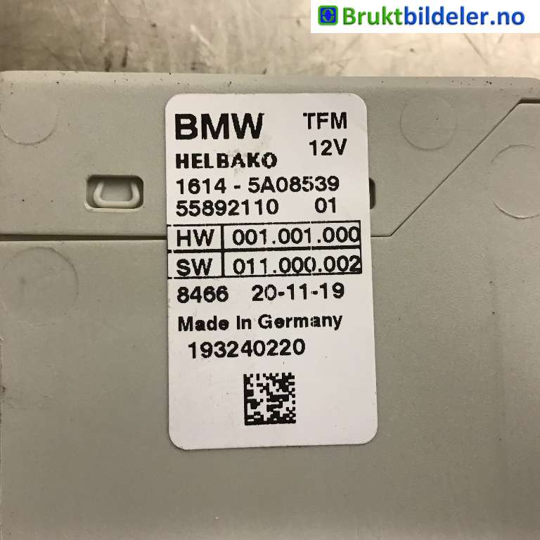 Styreenhet diverse til BMW X3 2017-->> (G01) (G01) (BMW|16 14 5 A08 539|55892110|)