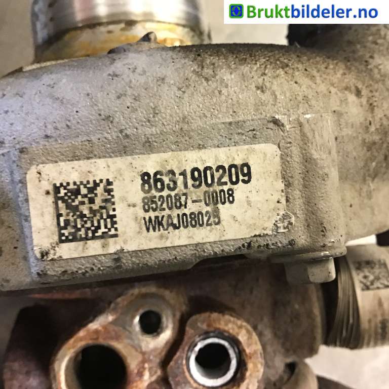 Turbo til BMW X3 2017-->> (G01) (G01) (BMW|11 65 8 662 071|MGT2056|8 631 902 09)