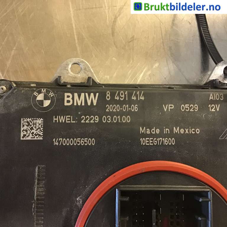 Styreenhet xenon/ballast til BMW X3 2017-->> (G01) (G01) (BMW|63 11 5 A02 730|10EEG171600|8 491 414)