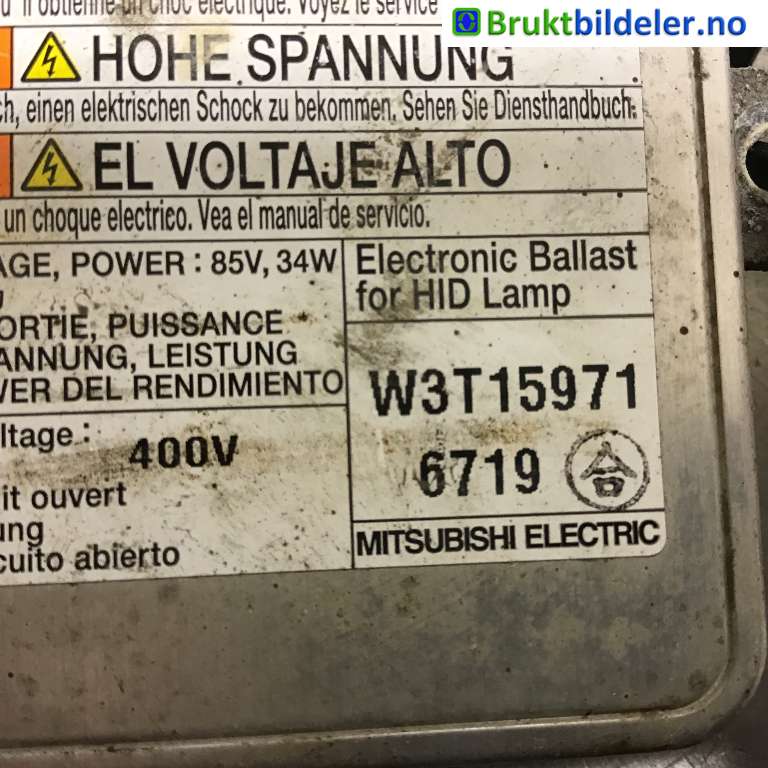 Styreenhet xenon/ballast til Suzuki Grand Vitara 2005-2015 (Type III)  (SUZUKI|35261-65J00|W3T15971|)