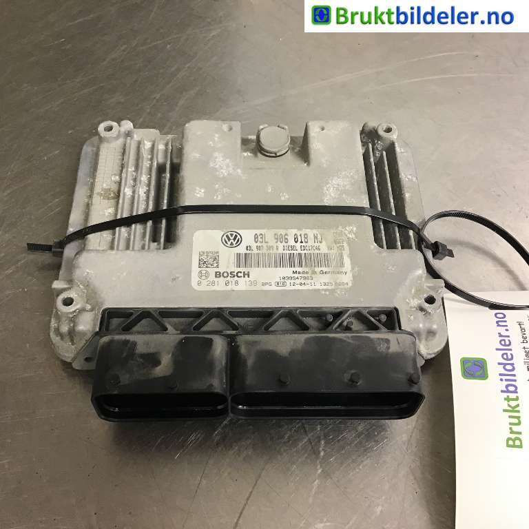 Styreenhet motor til VW Caddy, 2010-2015 (Type III, Fase 2)  (VOLKSWAGEN|03L 906 018 NJ)