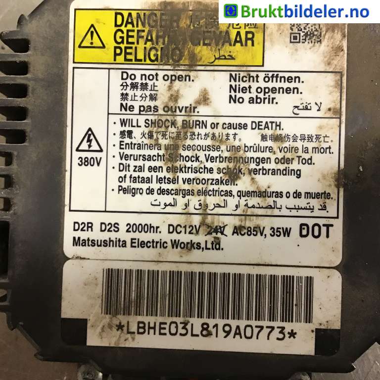 Styreenhet xenon/ballast til Honda CR-V 2007-2012 (Type III)  (HONDA|33119-SWA-003|LBHE03L819A0773|)