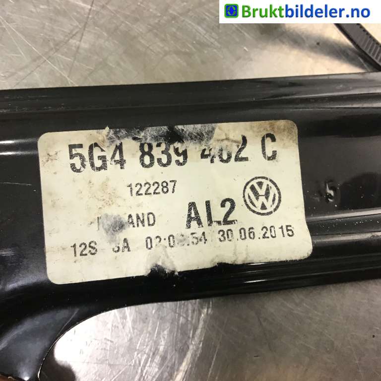 Ruteheis til VW e-Golf 2014-2017 (Fase 1) (VOLKSWAGEN|5G4 839 462 C|122287|)