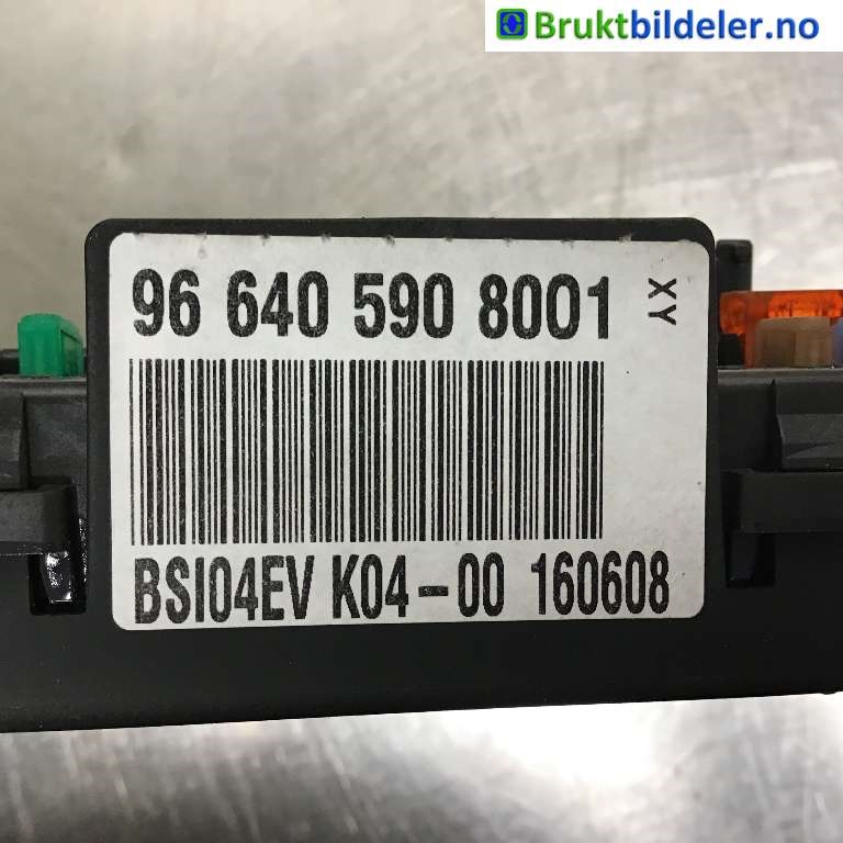 Styreenhet comfort (BCM) til Citroën Jumpy 2007-2016 (Type II)  (CITROEN|9664059080-01|BSI04EV K04-00160608|)