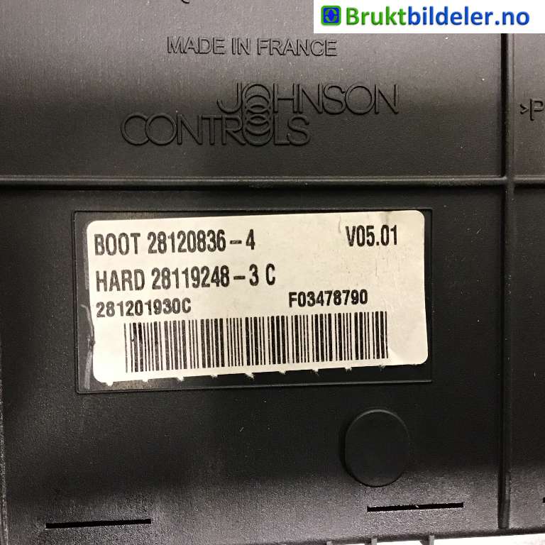 Styreenhet comfort (BCM) til Citroën Jumpy 2007-2016 (Type II)  (CITROEN|9664059080-01|BSI04EV K04-00160608|)