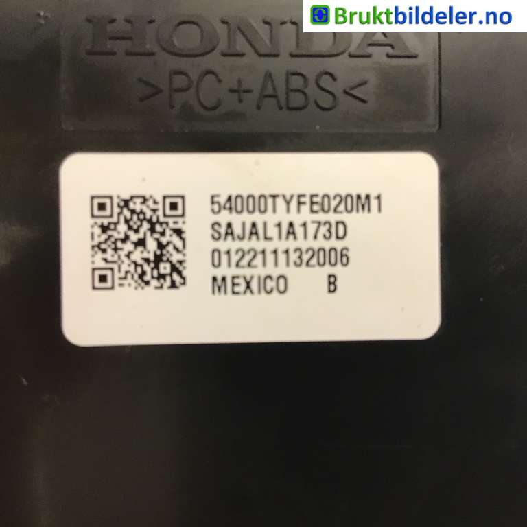 Girstang/girvelger automat til Honda e 2020-->>  (HONDA|54000-TYF-E020-M1|SAJAL1A173D|)