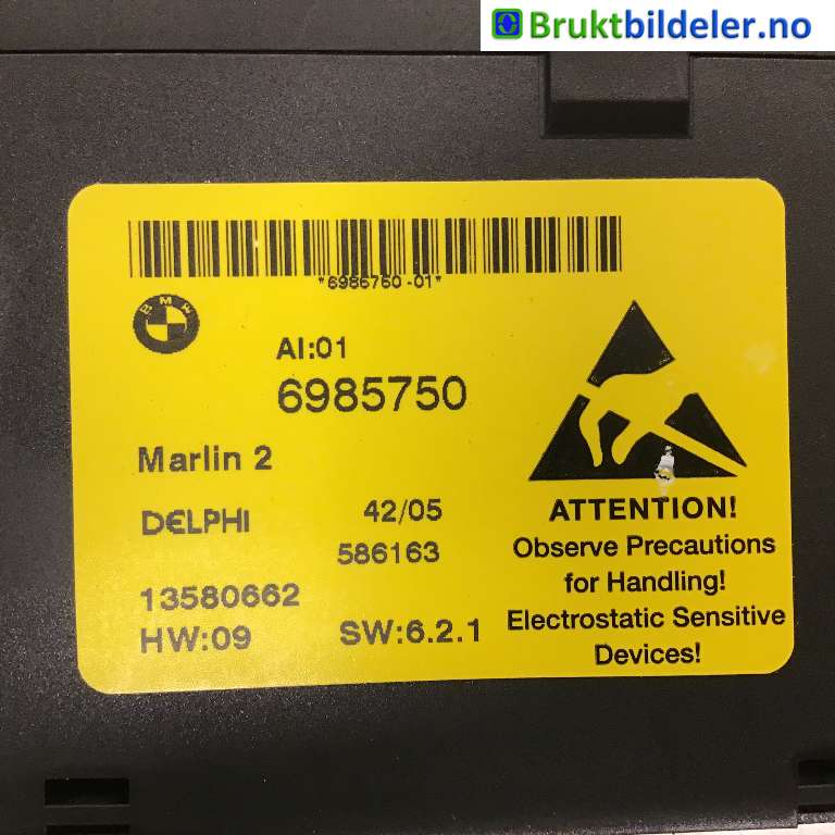Bryter setevarme til BMW 5-Serie 2003-2010 (E60/E61) (E60/E61) (BMW|6 985 750|13580662|)