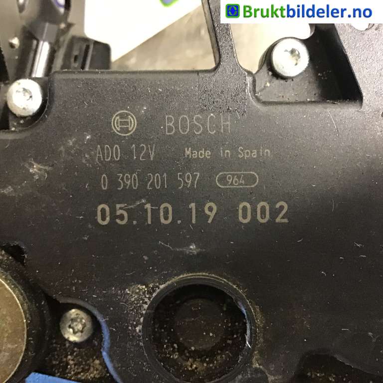 Viskermotor bakrute til BMW 5-Serie 2003-2010 (E60/E61) (E60/E61) (BMW|61 62 7 208 602|0 390 201 597|)