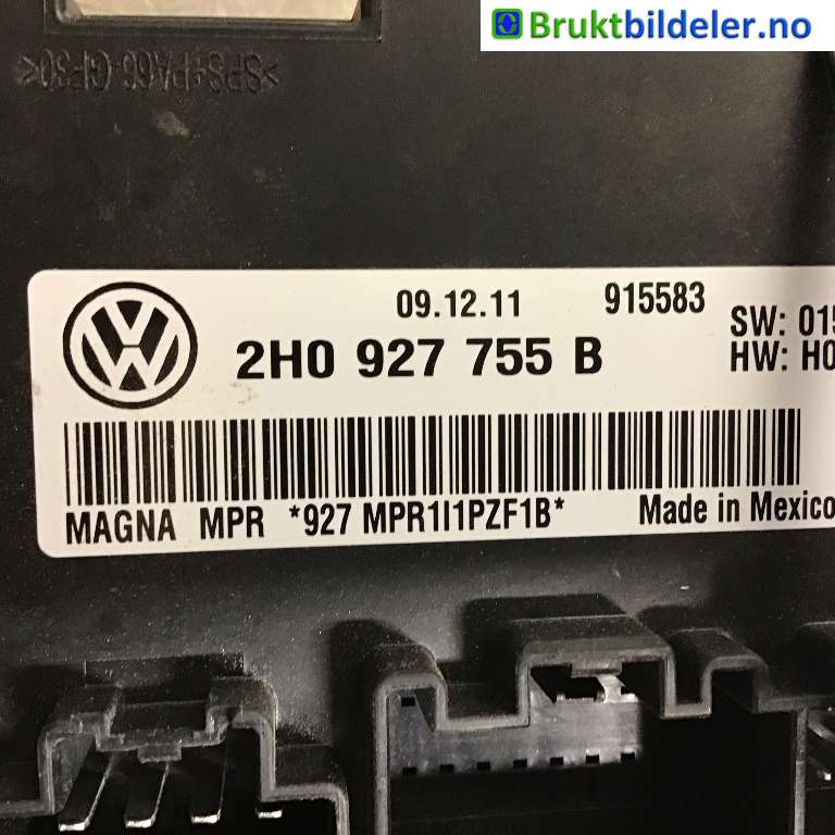 Styreenhet 4WD til VW Amarok 2010-2016 (Type I, Fase 1)  (VOLKSWAGEN|2H0 927 755 B|)