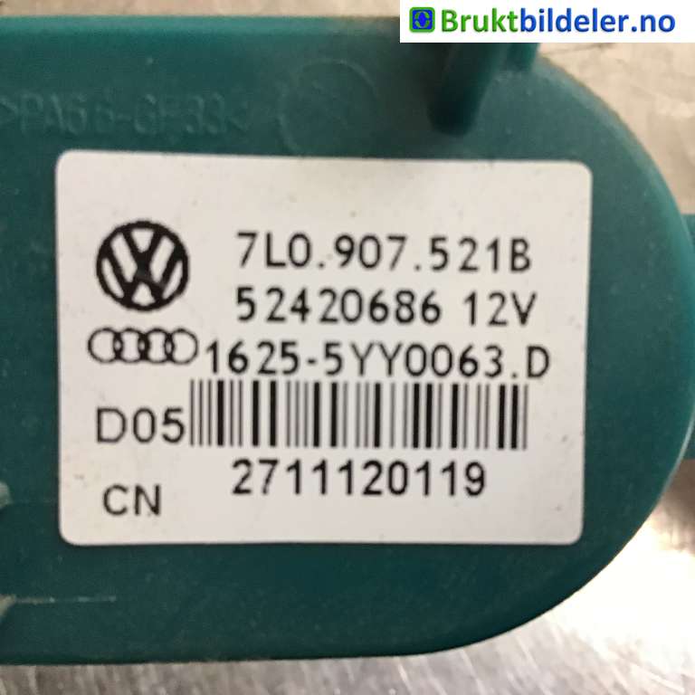 Varmeapparat motstand til VW Amarok 2010-2016 (Type I, Fase 1)  (VOLKSWAGEN|7L0 907 521 B|)