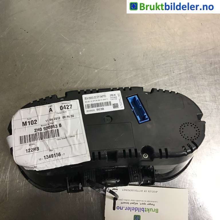 Instrumentpanel til VW Amarok 2010-2016 (Type I, Fase 1)  (VOLKSWAGEN|2H0 920 863 B|)