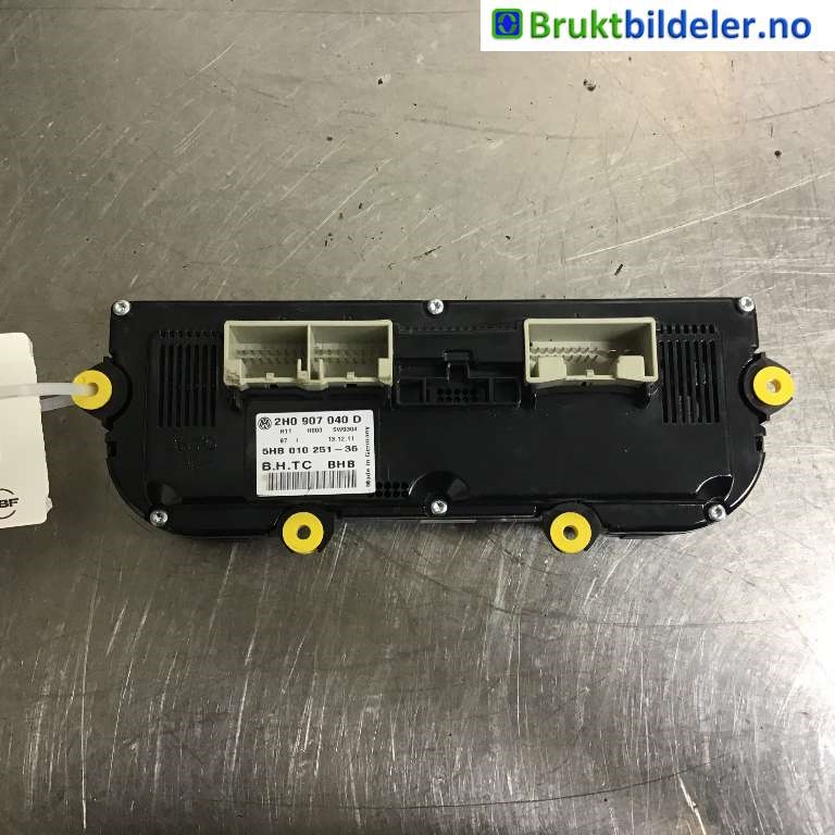 Varmeapparat betjening til VW Amarok 2010-2016 (Type I, Fase 1) (VOLKSWAGEN|2H0 907 040 D|5HB 010 251-36|)